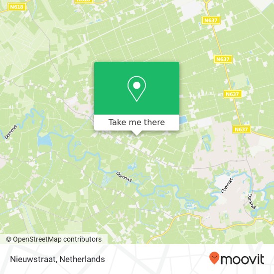 Nieuwstraat, 5491 VM Sint-Oedenrode kaart