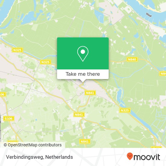 Verbindingsweg, Verbindingsweg, 6573 BS Beek-Ubbergen, Nederland kaart