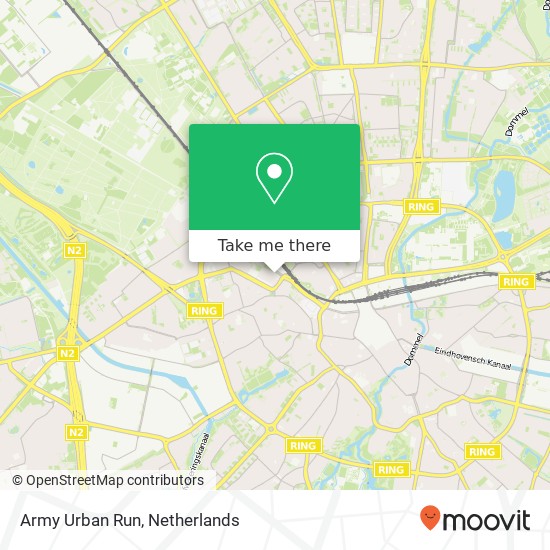 Army Urban Run, Torenallee 3 kaart