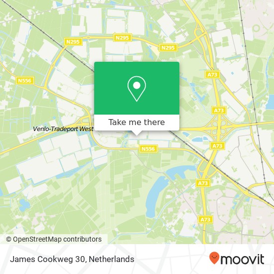 James Cookweg 30, 5928 Venlo kaart