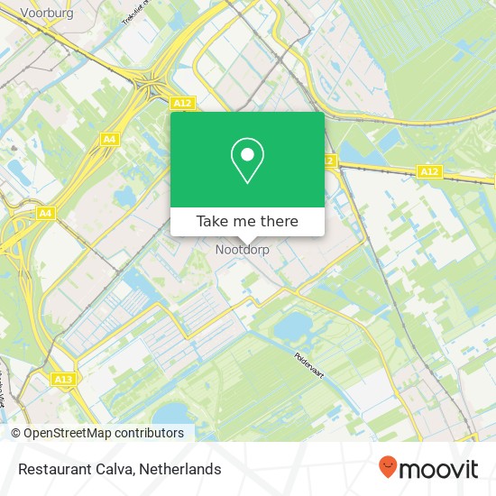 Restaurant Calva, Dorpsstraat 30 kaart