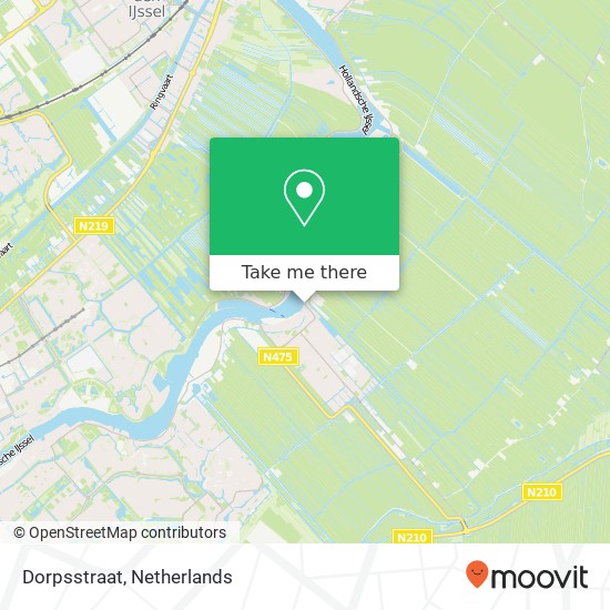 Dorpsstraat, 2935 Ouderkerk aan den IJssel kaart