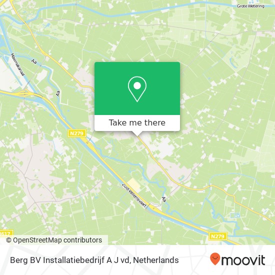 Berg BV Installatiebedrijf A J vd, Sassenheimseweg 70 kaart