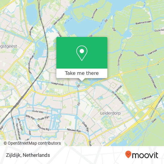 Zijldijk, Zijldijk, Leiden, Nederland kaart