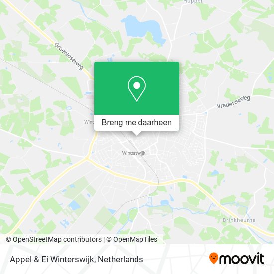Appel & Ei Winterswijk kaart