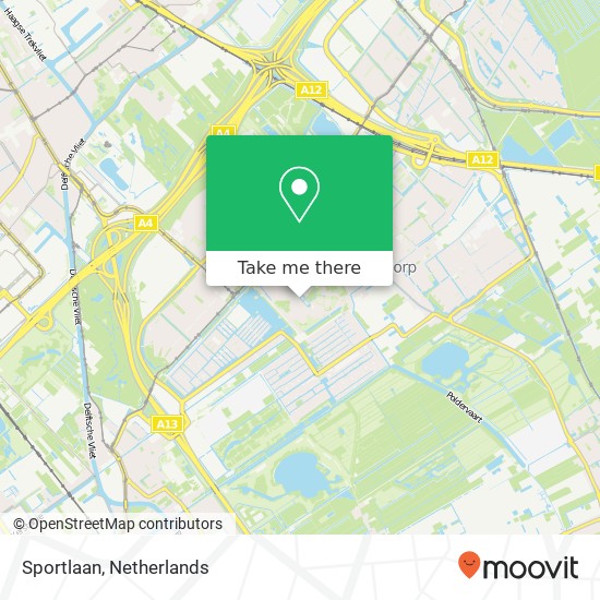 Sportlaan, 2631 Nootdorp kaart