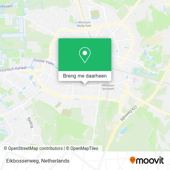 Eikbosserweg kaart