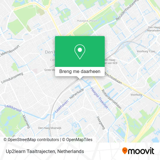 Up2learn Taaltrajecten kaart