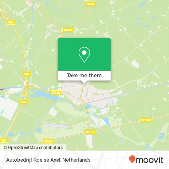 Autobedrijf Roelse Axel, Nieuwendijk 1 kaart