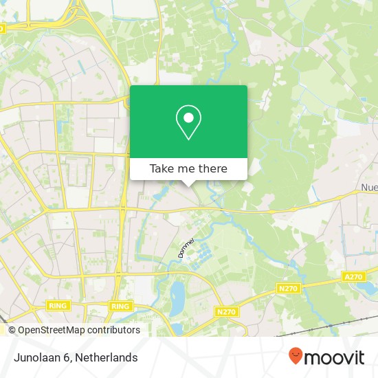 Junolaan 6, 5632 AP Eindhoven kaart