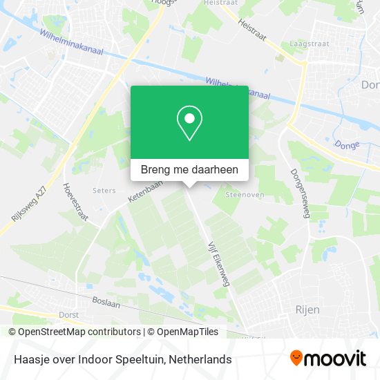 Haasje over Indoor Speeltuin kaart