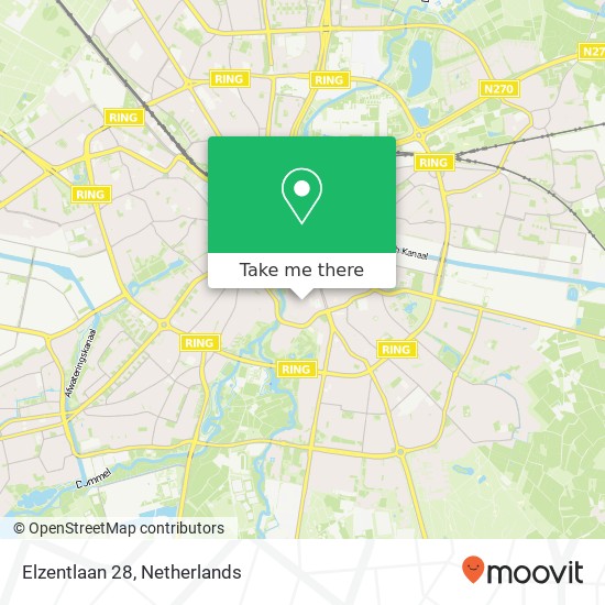 Elzentlaan 28, 5611 LN Eindhoven kaart