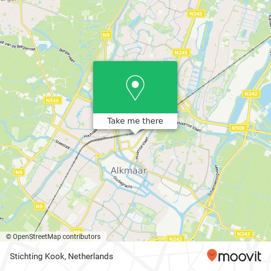 Stichting Kook, Zijperstraat 36A kaart