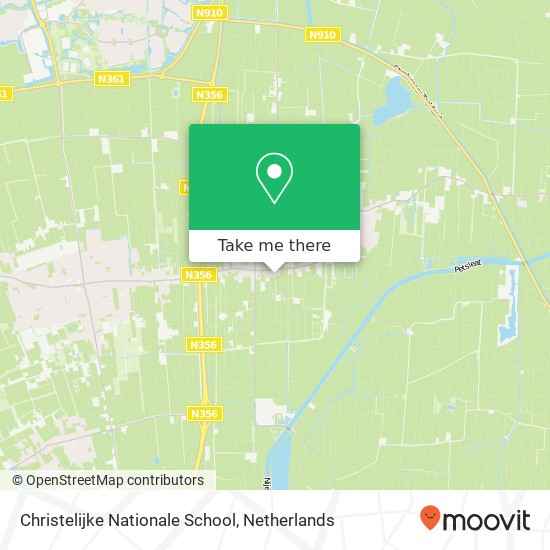 Christelijke Nationale School, Foarwei kaart