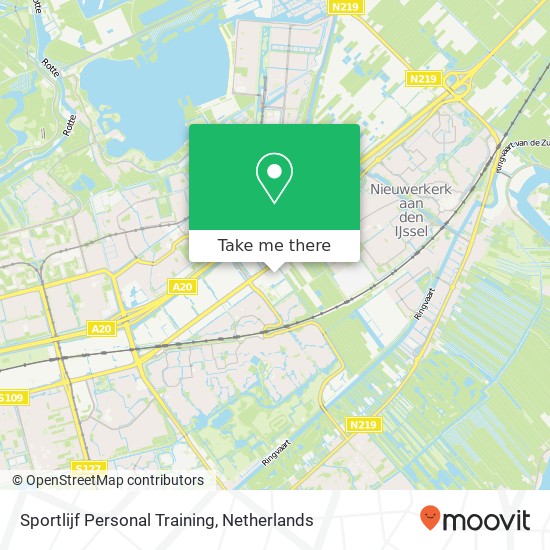 Sportlijf Personal Training, Hoofdweg 318 kaart