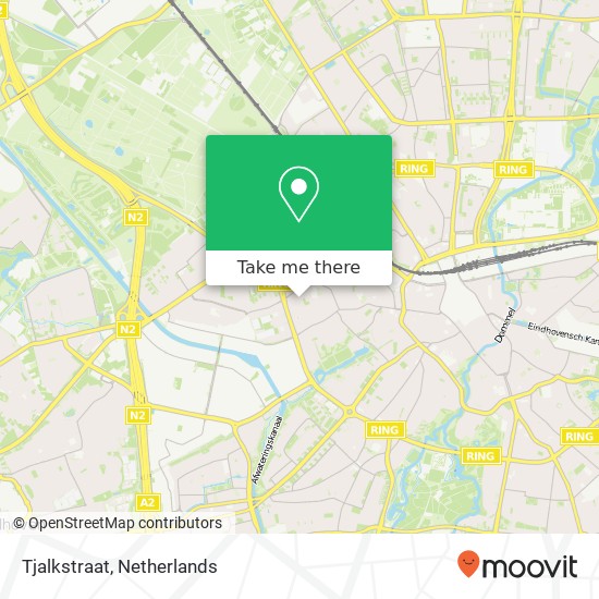 Tjalkstraat, Tjalkstraat, 5616 Eindhoven, Nederland kaart