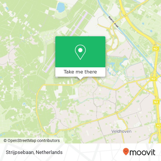 Strijpsebaan, Strijpsebaan, Veldhoven, Nederland kaart