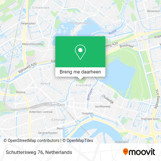 Schuttersweg 76 kaart