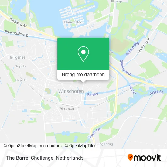 The Barrel Challenge kaart