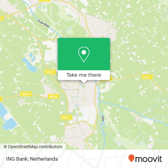 ING Bank, Middelgraaf 28 kaart