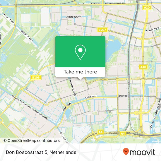 Don Boscostraat 5, 1068 HA Amsterdam kaart