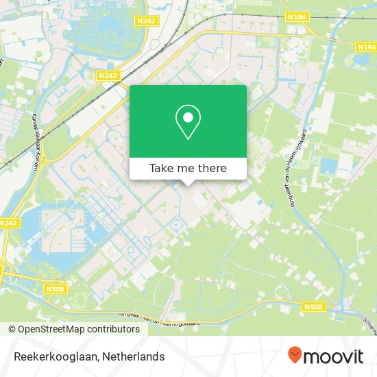 Reekerkooglaan, Reekerkooglaan, Heerhugowaard, Nederland kaart