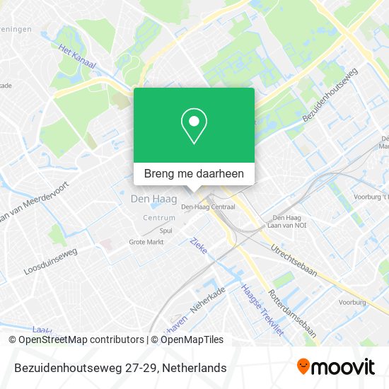 Bezuidenhoutseweg 27-29 kaart