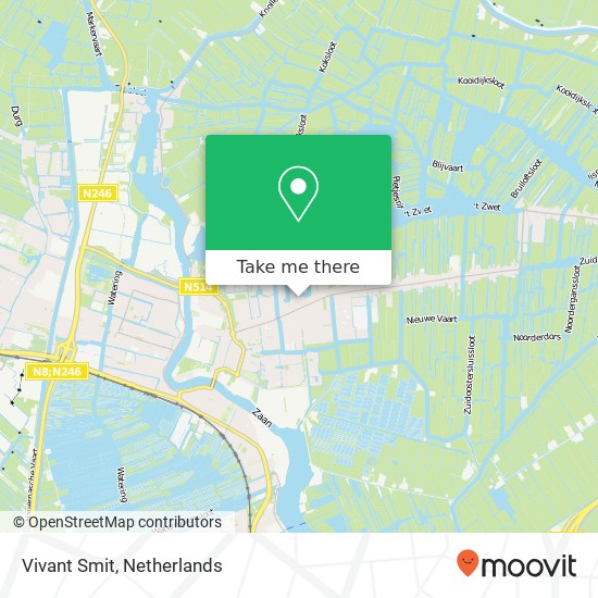 Vivant Smit, Faunastraat 72 kaart