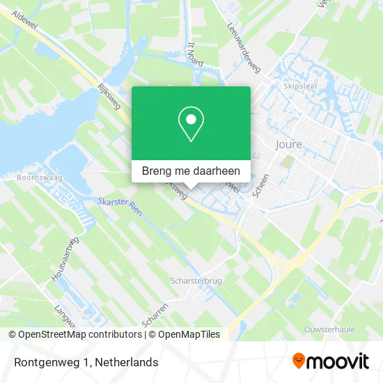 Rontgenweg 1 kaart