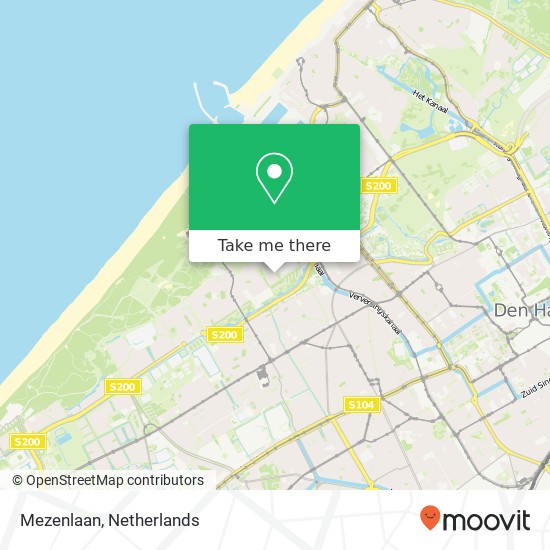 Mezenlaan, 2566 ZS Den Haag kaart