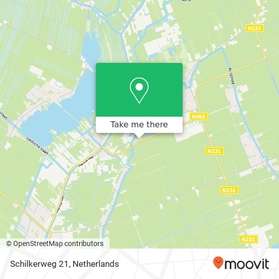 Schilkerweg 21, Schilkerweg 21, 2441 EX Nieuwveen, Nederland kaart
