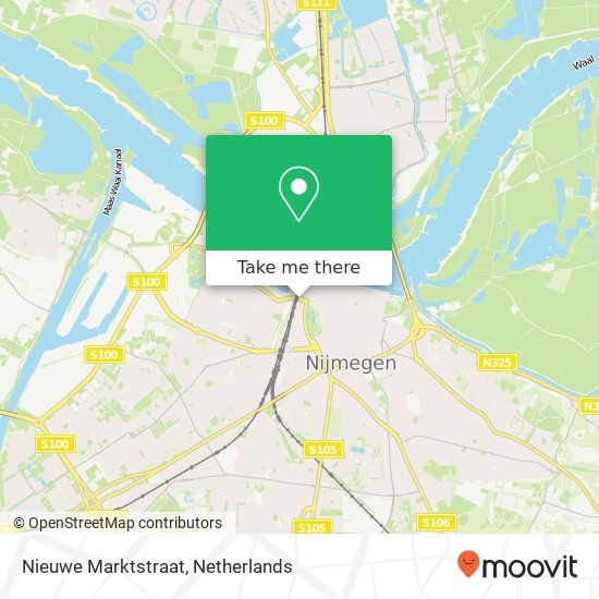 Nieuwe Marktstraat, 6511 Nijmegen kaart