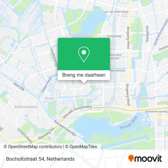 Bocholtstraat 54 kaart