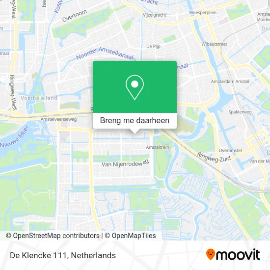 De Klencke 111 kaart