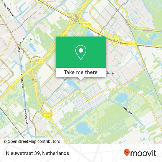 Nieuwstraat 39, 2631 Nootdorp kaart