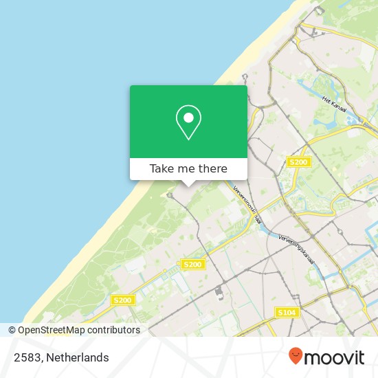 2583, 2583 Den Haag, Nederland kaart