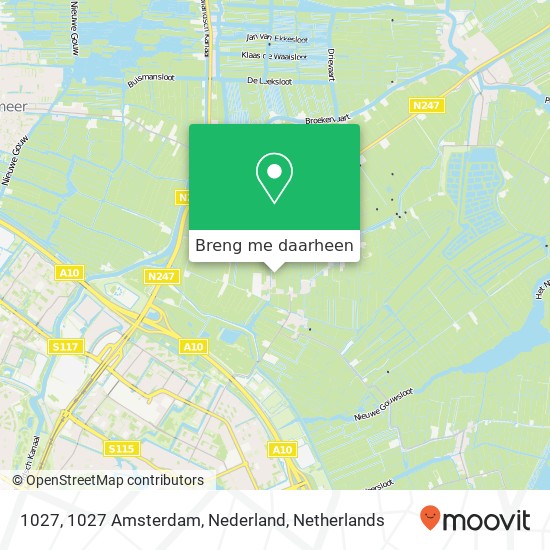 1027, 1027 Amsterdam, Nederland kaart