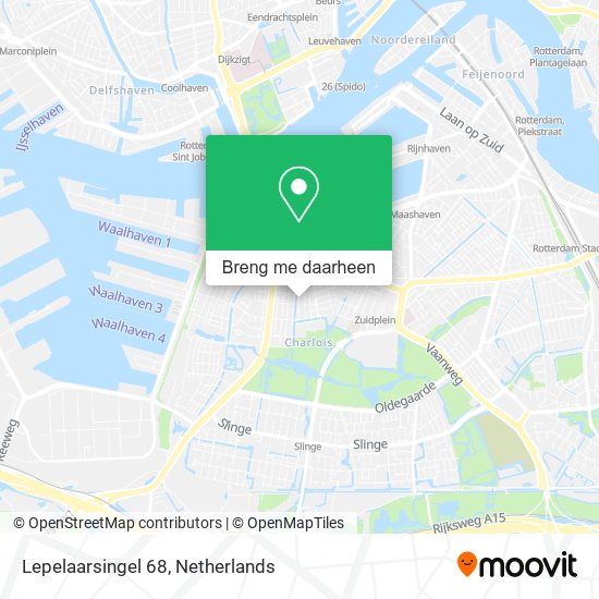 Lepelaarsingel 68 kaart