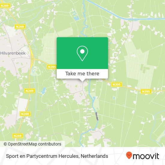 Sport en Partycentrum Hercules, Rijtseweg 1 kaart