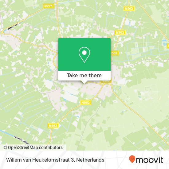 Willem van Heukelomstraat 3, 5988 KJ Panningen kaart