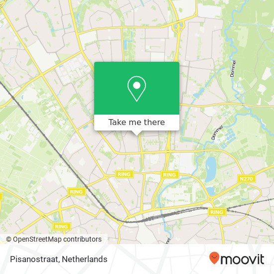 Pisanostraat, Pisanostraat, 5623 Eindhoven, Nederland kaart