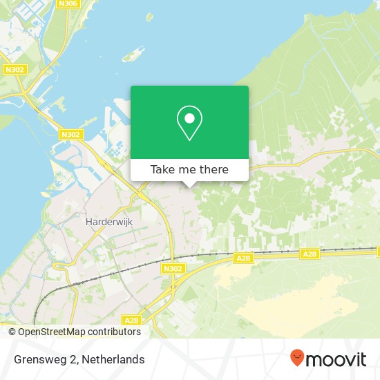 Grensweg 2, 3848 BV Harderwijk kaart