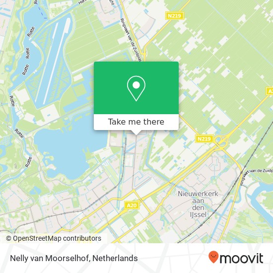 Nelly van Moorselhof, 3059 Rotterdam kaart