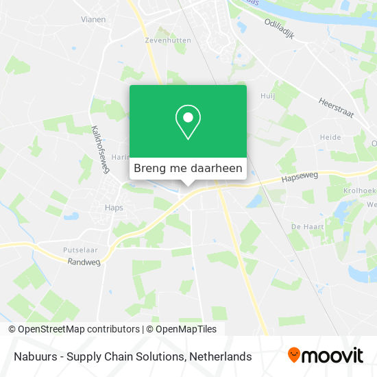 Nabuurs - Supply Chain Solutions kaart