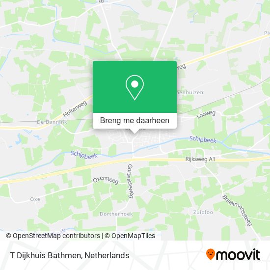 T Dijkhuis Bathmen kaart