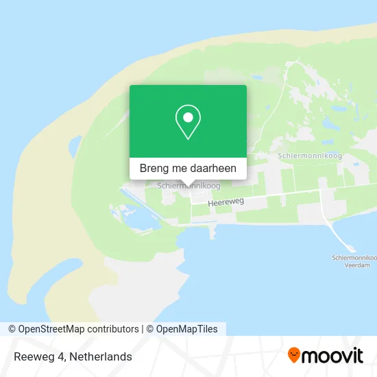 Reeweg 4 kaart