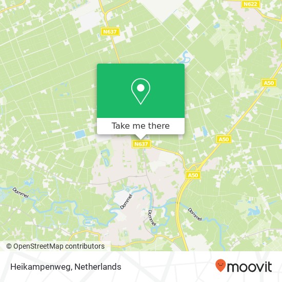 Heikampenweg, 5491 TA Sint-Oedenrode kaart