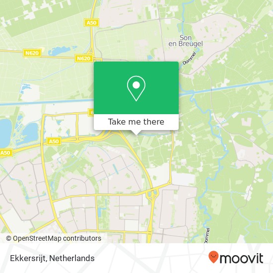 Ekkersrijt, 5633 BH Eindhoven kaart