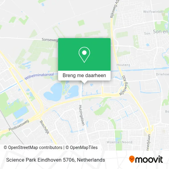 Science Park Eindhoven 5706 kaart