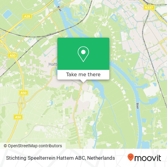 Stichting Speelterrein Hattem ABC kaart
